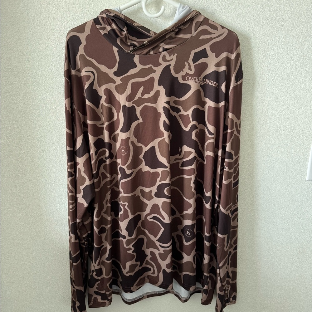 Men's Brown Camo Hoodie